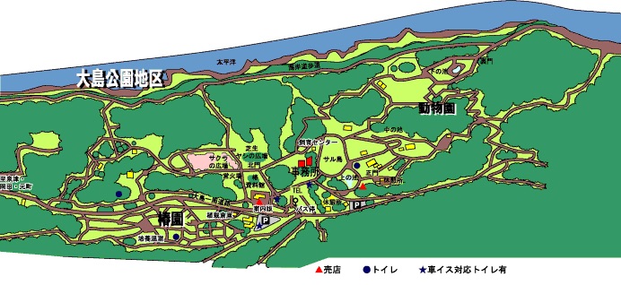 大島公園地区マップ